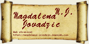 Magdalena Jovadžić vizit kartica